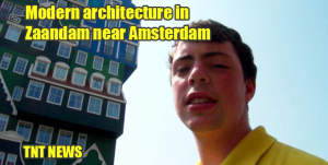 Modern architecture in Zaandam near Amsterdam