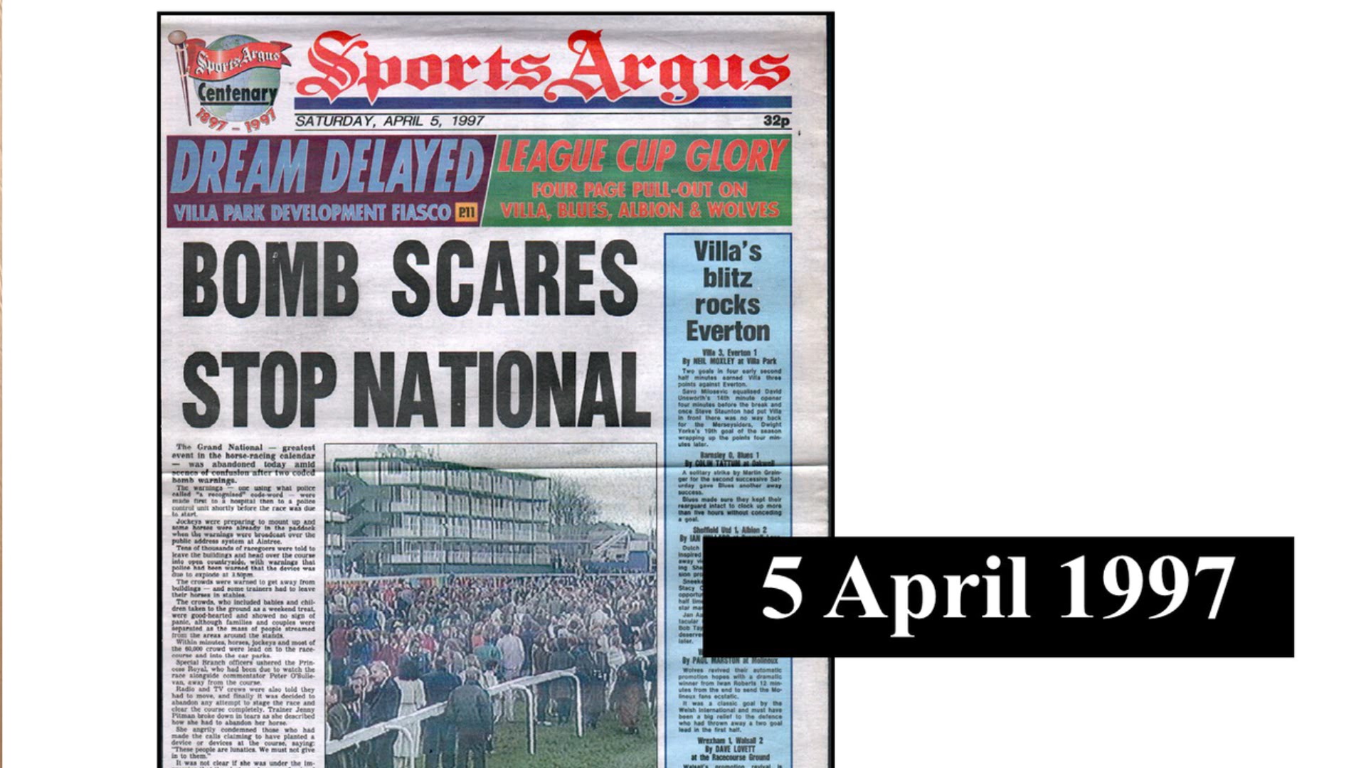 Sports Argus Memories Number 6: The Grand National bomb scare