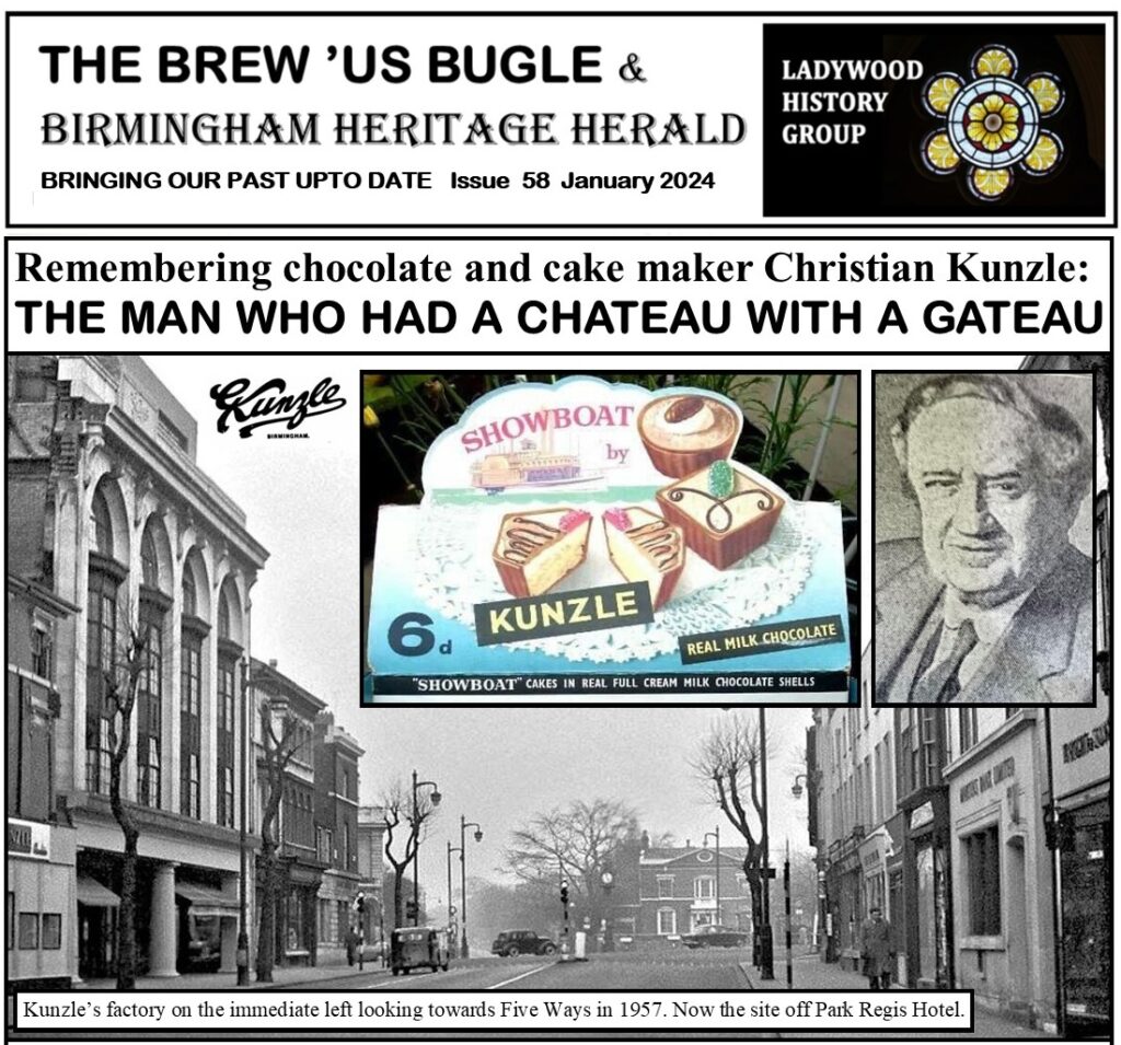 The Brew 'Us Bugle & Birmingham Heritage Herald issue 58 January 2024​