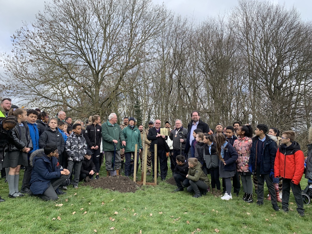 Birmingham celebrates The Queen's Green Canopy campaign March 2022